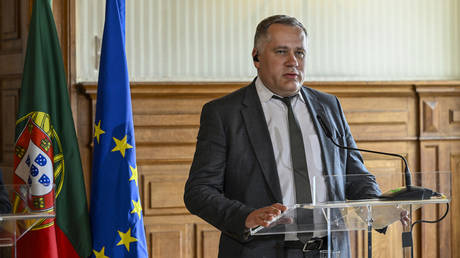 FILE PHOTO: Igor Zhovkva, special envoy and deputy chief of staff of Vladimir Zelensky.