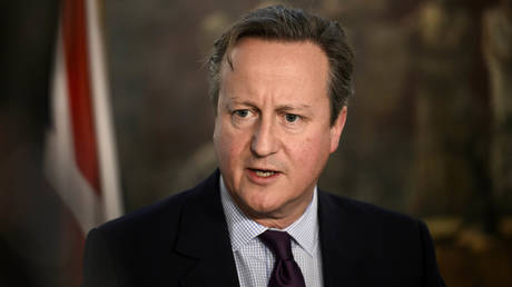 UK Foreign Secretary and former Prime Minister David Cameron.