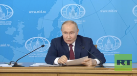 Putin addresses top Foreign Ministry officials: As it happened