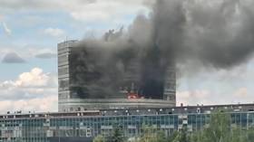 Eight dead in fire at former research institute outside Moscow – media (VIDEO)