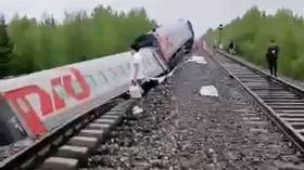 Two confirmed dead in Russian train crash