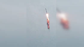 WATCH Chinese rocket crash after unplanned launch