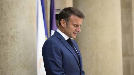 FILE PHOTO: French President Emmanuel Macron.