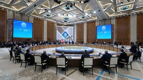Heads of state and government of SCO member states attend the Shanghai Cooperation Organisation (SCO) summit in Astana, Kazakhstan.