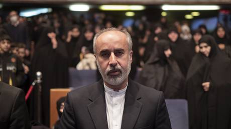 FILE PHOTO: Iran's Foreign Ministry spokesman Nasser Kanaani.
