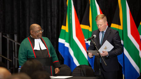 FILE PHOTO. Dean Macpherson during the swearing-in ceremony of the new national executive members at Cape Town International Convention Centre on July 03, 2024 in Cape Town, South Africa.