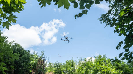 File photo: A Ukrainian drone near Volchansk, Kharkov Region, June 18, 2024.