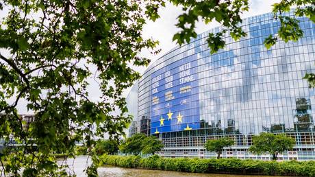 FILE PHOTO: The European Parliament building in Strasbourg