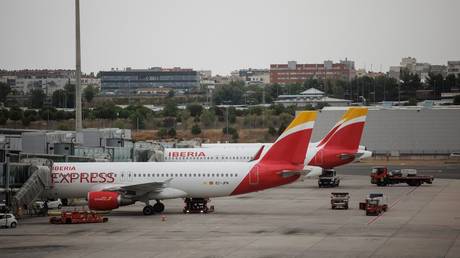 FILE PHOTO: The Adolfo Suarez Madrid-Barajas Airport.