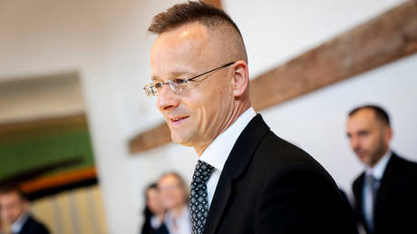 Hungary's Foreign and Trade Minister Peter Szijjarto.