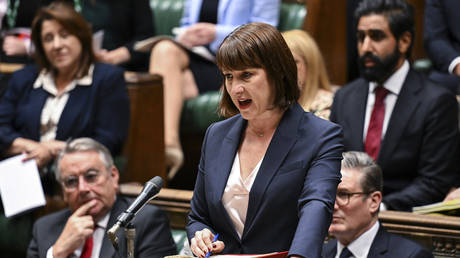 Britain's Chancellor of the Exchequer Rachel Reeves making a Ministerial Statement to MPs on the state of Government finances, in the House of Commons, in London, on July 29.