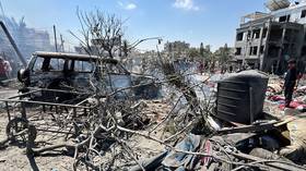 Israeli air strike on Gaza ‘safe zone’ kills dozens – local authorities