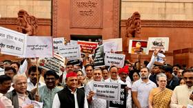 Indian opposition protests against ‘discriminatory’ financial budget