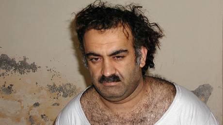 A photo of Khalid Sheikh Mohammed, taken after his capture in Pakistan, March 1, 2003