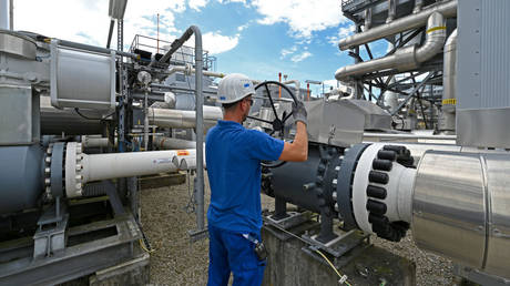 Haidach gas storage facility in Straßwalchenon, Austria