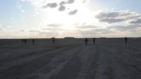 File photo: US troops at Al-Asad Airbase, Iraq, 2011.