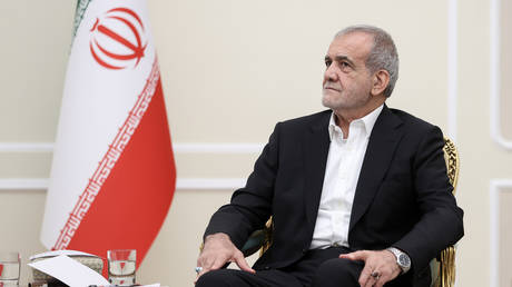 Iranian President Masoud Pezeshkian