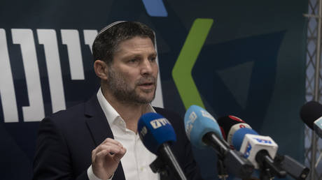 Israeli Minister of Finance, Bezalel Smotrich