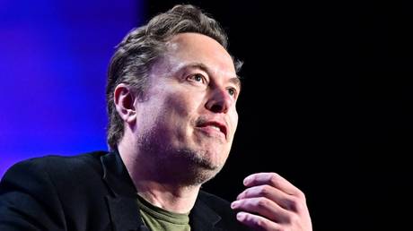 Elon Musk speaks at the 27th annual Milken Institute Global Conference in Los Angeles, California, May 6, 2024