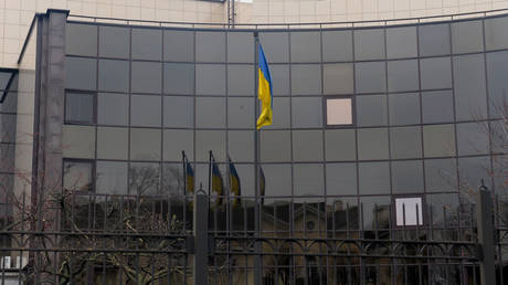 FILE Photo. Ukrainian Embassy in Minsk.