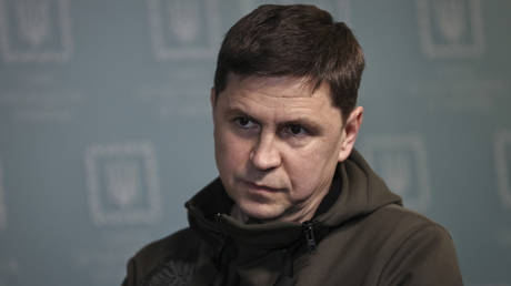 FILE PHOTO: Mikhail Podoliak, a top adviser to Ukrainian leader, Vladimir Zelensky