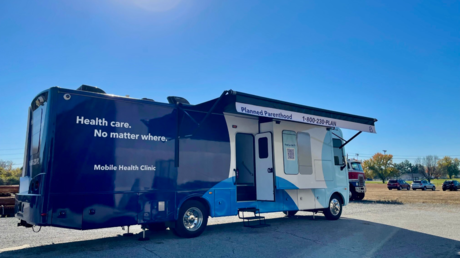 A mobile abortion clinic operated by Planned Parenthood in Chicago, Illinois, August 18, 2024