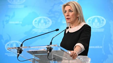 Russian Foreign Ministry’s spokeswoman Maria Zakharova.