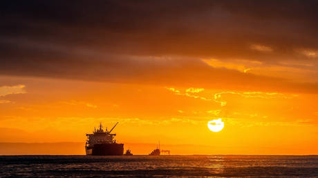 Oil tanker on fire and floating aimlessly following assault in the Red Sea