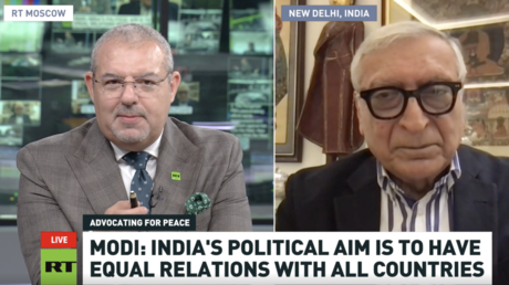 Former Indian Foreign Secretary Kanwal Sibal during in an interview with RT.