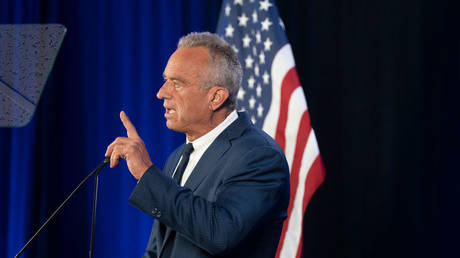 Robert F. Kennedy Jr. speaking at the Renaissance Phoenix Downtown Hotel on August 23, 2024 in Phoenix, Arizona.