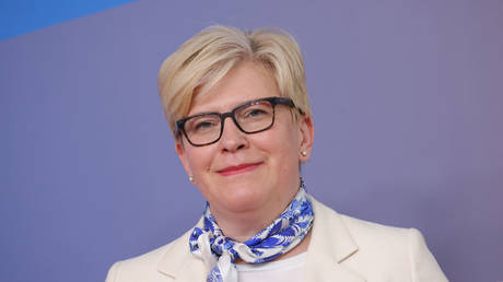 Ingrida Simonyte arrives at the 2024 Ukraine Recovery Conference in Berlin, Germany, June 11, 2024