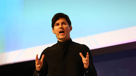 Pavel Durov delivers a keynote speech at the Mobile World Congress in Barcelona, Spain, February 23, 2016