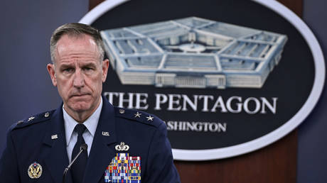 File photo: Air Force Brigadier General Patrick Ryder, spokesman for the US Department of Defense.