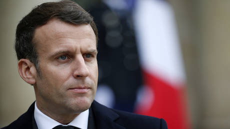 FILE PHOTO: French President Emmanuel Macron.