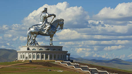 Mongolia, Tov province, Gengis Khan monument.