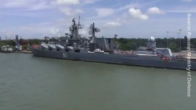 Russian warships make strategic port call in India (VIDEO)