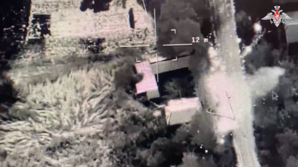 Russian drone strike destroys Ukrainian armored vehicle – MOD (VIDEO)