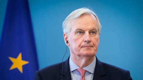 Michel Barnier speaks in Warsaw, Poland, March 29, 2019