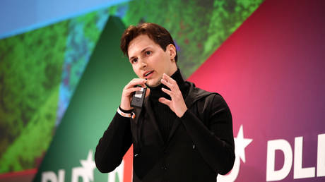 Pavel Durov at an event in Munich, Germany, January 24, 2012.