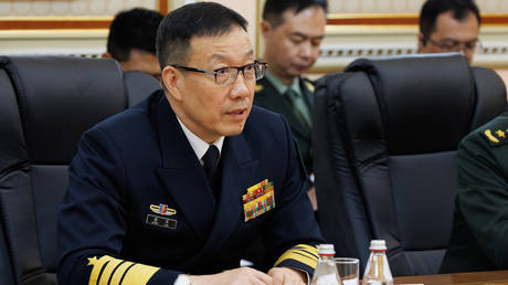 FILE PHOTO: Chinese Defense Minister Dong Jun.