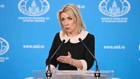 Russian Foreign Ministry’s spokeswoman Maria Zakharova.