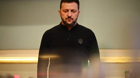 Ukrainian leader Vladimir Zelensky at an event in Kiev, September 11, 2024.