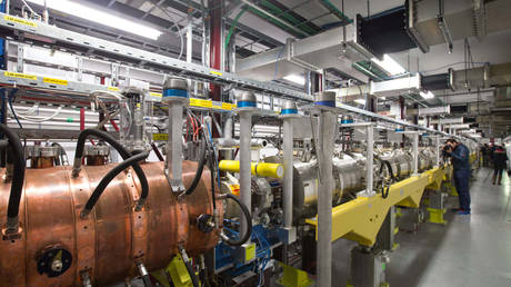 FILE PHOTO: The Linac 4 linear accelerator at the CERN facility in Meyrin, Switzerland, May 9, 2017.