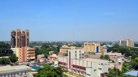 FILE PHOTO. Ouagadougou city center, Burkina Faso