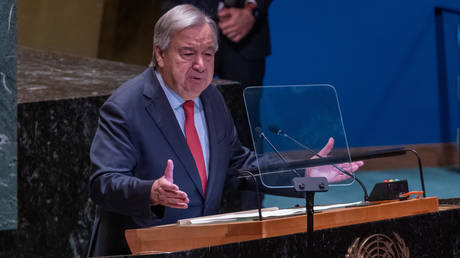 UN chief warns the world is nearing a ‘powder keg’ state