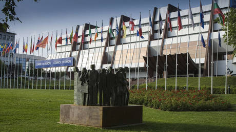 Palace of Europe, seat of Council of Europe, Strasbourg, France.