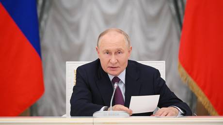 FILE PHOTO: Russian President Vladimir Putin.