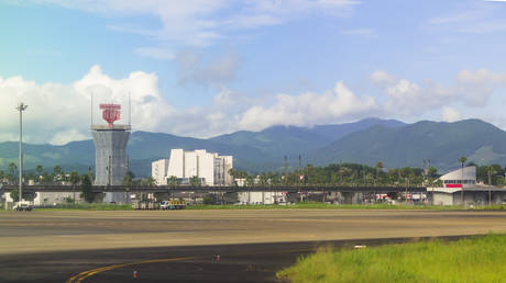 US bomb detonates at airport in Japan