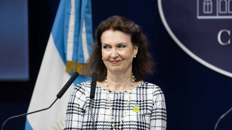 Argentine Foreign Minister Diana Mondino.