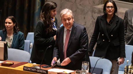 Secretary-General Antonio Guterres at UN headquarters in New York City, October 2, 2024.